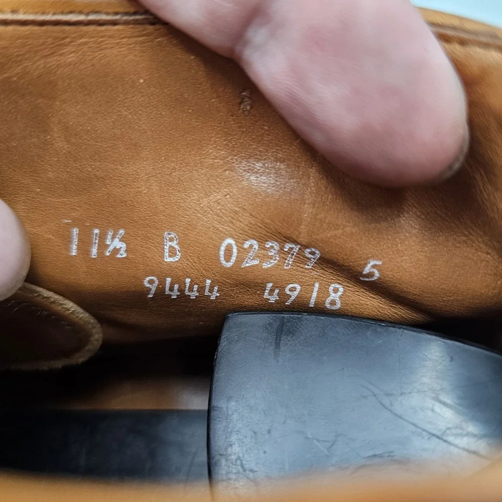 Allen Edmonds Men's Size 11.5 B Brantley Brown Leather Dress Chukka Boots‎ READ